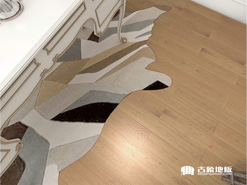 原木色實木地板