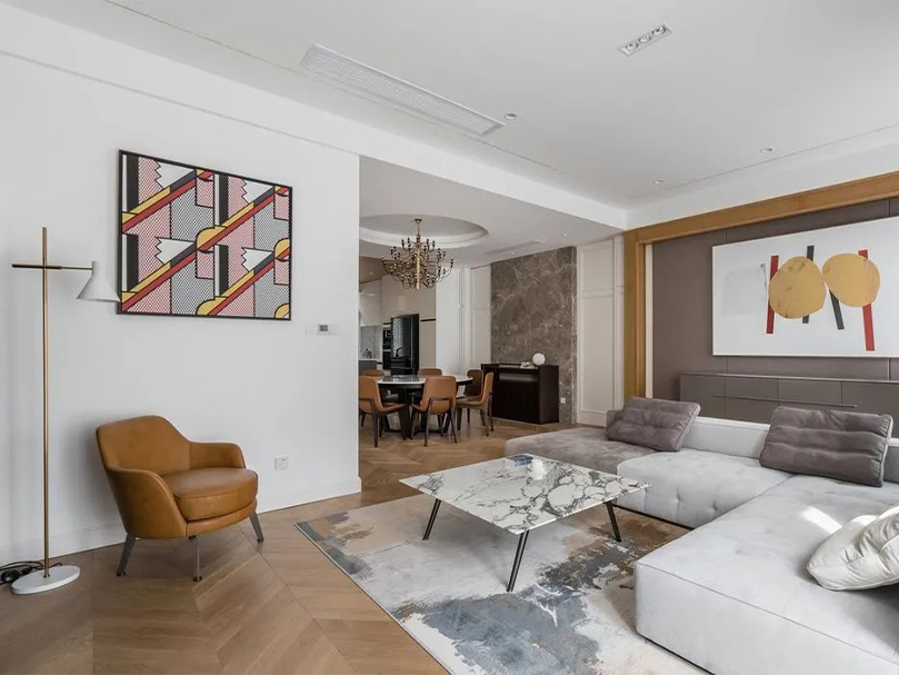 古象地板鋪裝案例之暖色系現(xiàn)代風裝修